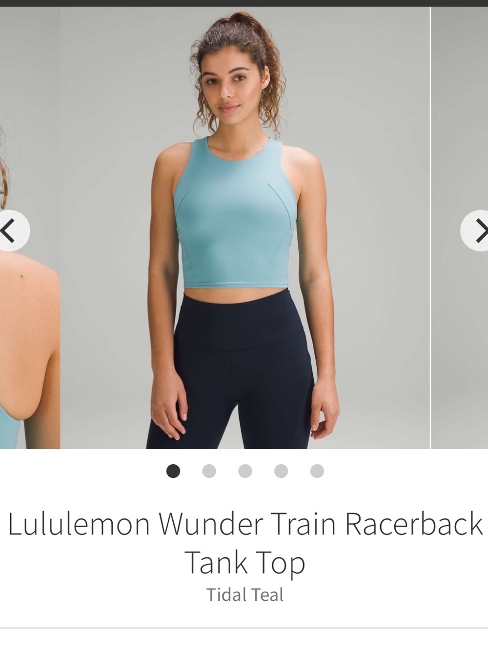 Lululemon Wunder Train Racerback Tank Top